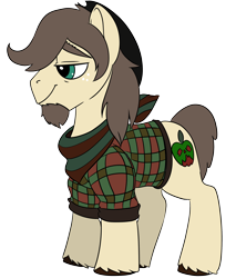 Size: 2552x3000 | Tagged: safe, artist:brainiac, oc, oc:dandy apple, earth pony, pony, fallout equestria, companion, earth pony oc, fallout equestria:all things unequal (pathfinder), high res, male, simple background, solo, stallion, transparent background