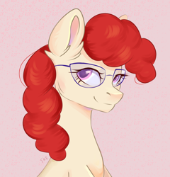 Size: 3000x3126 | Tagged: safe, artist:ske, twist, earth pony, pony, g4, bust, high res, portrait, solo