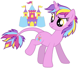 Size: 2413x2118 | Tagged: safe, artist:lillyleaf101, oc, oc:kinetic sand, pony, unicorn, base used, female, high res, magical lesbian spawn, mare, offspring, parent:rainbow dash, parent:twilight sparkle, parents:twidash, simple background, solo, transparent background
