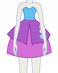 Size: 1920x2401 | Tagged: safe, artist:liggliluff, edit, human, equestria girls, g4, my little pony equestria girls, clothes, cropped, cutie mark on clothes, dress, fall formal outfits, mannequin, no pony, simple background, white background