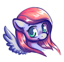 Size: 840x816 | Tagged: safe, artist:homa-nix, oc, oc only, pegasus, pony, bust, looking at you, portrait, simple background, solo, white background