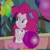 Size: 280x280 | Tagged: safe, screencap, pinkie pie, human, all the world's off stage, all the world's off stage: pinkie pie, equestria girls, g4, my little pony equestria girls: better together, balloon, blowing up balloons, bow, clothes, cute, rah rah skirt, skirt, that pony sure does love balloons