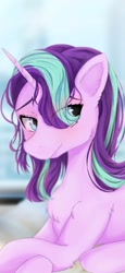 Size: 946x2048 | Tagged: safe, alternate version, artist:dashy21, starlight glimmer, pony, unicorn, g4, messy mane, solo