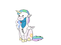 Size: 537x400 | Tagged: safe, artist:elena-naqua, princess celestia, oc, oc:fleurbelle, alicorn, pony, g4, :p, adorabelle, alicorn oc, cute, female, heart, horn, mare, ocbetes, onesie, simple background, solo, tongue out, transparent background, wings