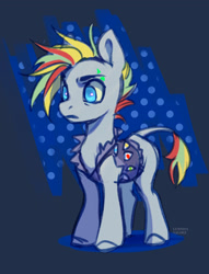 Size: 1756x2300 | Tagged: safe, artist:lunnita_pony, oc, oc only, earth pony, pony, solo