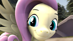 Size: 1280x720 | Tagged: safe, artist:botxs, fluttershy, pegasus, pony, g4, 3d, solo, source filmmaker