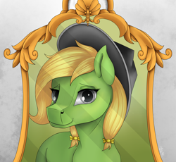 Size: 2320x2136 | Tagged: safe, artist:egyptian, oc, commission, female, hat, high res, mare, palmetto