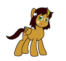 Size: 946x887 | Tagged: safe, anonymous artist, oc, oc only, oc:mohinga, pegasus, pony, myanmar, nation ponies, ponified, simple background, solo, thanaka, transparent background