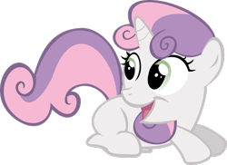 Size: 2873x2087 | Tagged: safe, artist:pangbot, sweetie belle, pony, unicorn, g4, cute, diasweetes, female, filly, foal, high res, open mouth, simple background, transparent background, vector