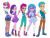 Size: 1180x885 | Tagged: safe, artist:azuventum, hitch trailblazer, izzy moonbow, pipp petals, sunny starscout, zipp storm, human, equestria girls, g4, g5, converse, crossed arms, equestria girls-ified, female, frown, g5 to equestria girls, g5 to g4, generation leap, grin, group, hand on hip, looking at you, male, mane five, open mouth, open smile, quintet, shoes, simple background, skinny pipp, slender, smiling, smiling at you, thin, transparent background