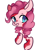 Size: 346x385 | Tagged: safe, artist:alus, pinkie pie, earth pony, pony, g4, simple background, solo, white background