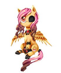 Size: 500x600 | Tagged: safe, artist:aquagalaxy, oc, oc only, oc:mended heart, pegasus, pony, animated, blinking, not fluttershy, simple background, solo, transparent background