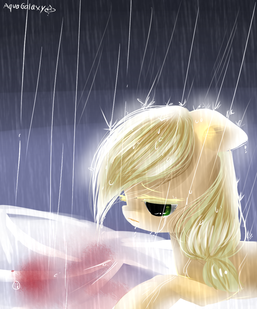 Safe Artist Aquagalaxy Applejack Earth Pony Pony G