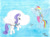 Size: 1280x940 | Tagged: safe, artist:pianoflagerag, rainbow dash, rarity, alicorn, pony, g4, alicornified, clothes, duo, flying, happy, jetpack, leotard, race swap, rainbowcorn, raricorn, sky, sky background, traditional art