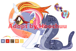 Size: 1280x867 | Tagged: safe, artist:hoochuu, artist:mint-light, sassy saddles, steven magnet, original species, pony, serpent, snake, snake pony, g4, base used, fusion, simple background, white background