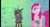 Size: 1280x692 | Tagged: safe, screencap, pinkie pie, earth pony, pony, g4, my little pony: friendship is magic, party of one, discovery kids, discovery kids logo, female, logo, mare, mouth on side of face, pinkamena diane pie, solo