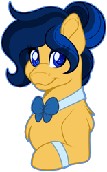 Size: 614x986 | Tagged: safe, artist:missbramblemele, oc, earth pony, pony, g4, blue eyes, bracelet, jewelry, neckerchief, necktie, simple background, sparkly eyes, transparent background, wingding eyes