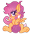 Size: 722x777 | Tagged: safe, artist:cutiesparke, scootaloo, pegasus, pony, g4, :p, angry, bandage, blushing, cross-popping veins, ear fluff, female, filly, foal, frog (hoof), hoof heart, looking at you, raspberry, simple background, sitting, solo, spread wings, tail, tail hold, tongue out, transparent background, underhoof, wings