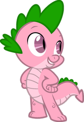 Size: 743x1076 | Tagged: safe, artist:foxyfell1337, spike, spike (g1), dragon, g1, g4, g1 to g4, generation leap, simple background, solo, transparent background