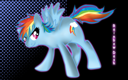 Size: 2560x1600 | Tagged: safe, artist:sirgalahadbw, rainbow dash, pegasus, pony, g4, 2011, female, mare, solo