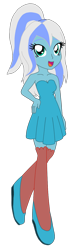 Size: 436x1432 | Tagged: safe, artist:projectsnt, oc, oc only, human, equestria girls, g4, bare shoulders, equestria girls-ified, female, hand on hip, simple background, sleeveless, solo, transparent background