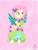 Size: 768x1024 | Tagged: safe, artist:ilaria122, fluttershy, human, equestria girls, g4, crystal guardian, crystal wings, lips, solo, wings