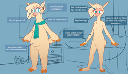 Size: 2400x1398 | Tagged: safe, artist:hitsuji, oc, oc:shio (hitsuji), alpaca, anthro, alcohol, breasts, clothes, cloven hooves, comparison, featureless breasts, featureless crotch, fluffy, hairpin, scarf, tfh oc
