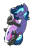 Size: 1384x2076 | Tagged: safe, artist:moonatik, twilight sparkle, oc, oc only, oc:twilight aurora, pony, unicorn, g4, body pillow, clothes, female, gift art, horn, hug, latex, latex socks, mare, pillow, pillow hug, simple background, socks, solo, transparent background, unicorn oc