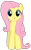 Size: 1914x3132 | Tagged: safe, artist:yanoda, fluttershy, pegasus, pony, a bird in the hoof, .svg available, cute, female, mare, shyabetes, simple background, solo, transparent background, vector