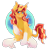 Size: 1280x1315 | Tagged: safe, artist:duoghnut, artist:liza-tekeo, sunset shimmer, pony, unicorn, g4, female, leonine tail, mare, simple background, sitting, smiling, solo, tail, transparent background, unshorn fetlocks