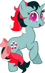 Size: 2282x3654 | Tagged: safe, artist:flutterflyraptor, fizzy, twinkle eyed pony, g1, g4, bow, cute, fizzybetes, g1 to g4, generation leap, high res, simple background, tail, tail bow, transparent background
