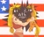 Size: 2587x2160 | Tagged: safe, artist:applephil, applejack, earth pony, human, pony, g4, 4th of july, american flag, applejacked, duo, female, fireworks, hatless, high res, holding a pony, holiday, human ponidox, humanized, mare, missing accessory, mouth hold, muscles, muscular female, self paradox, self ponidox, silly, silly pony, singed, smoke, sparkler (firework), tattoo, who's a silly pony