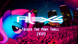 Size: 1280x720 | Tagged: safe, artist:alex s., trixie, pony, unicorn, g4, 2012, animated, brony history, brony music, female, link in description, mare, music, nostalgia, solo, sound, webm, youtube, youtube link, youtube video