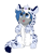 Size: 1740x2164 | Tagged: safe, artist:rokosmith26, oc, oc only, oc:far tail, pony, unicorn, animal onesie, blue eyes, cheek fluff, clothes, commission, costume, eye clipping through hair, happy, horn, kigurumi, looking up, male, onesie, open mouth, simple background, sitting, smiling, solo, stallion, teeth, transparent background, unicorn oc, ych result