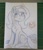 Size: 3024x3488 | Tagged: safe, artist:balychen, oc, oc only, oc:cinnamon string, pony, unicorn, blushing, braid, cookie, cookie jar, female, flower, flower in hair, food, high res, horn, magic, mare, ponysona, sketch, smiling, solo, traditional art, unicorn oc