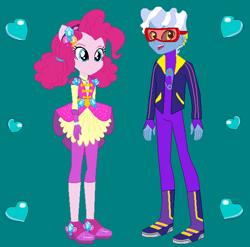 Size: 606x599 | Tagged: safe, artist:owletbrigthness, pinkie pie, pokey pierce, human, equestria girls, g4, crystal guardian, solo