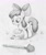 Size: 1680x2000 | Tagged: safe, artist:nedemai, apple bloom, earth pony, pony, g4, atg 2022, bow, buried, female, filly, foal, hair bow, monochrome, newbie artist training grounds, pencil drawing, shovel, traditional art