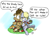 Size: 1650x1200 | Tagged: safe, artist:ebbysharp, derpy hooves, doctor whooves, time turner, earth pony, pegasus, pony, g4, atg 2022, choking, clothes, dialogue, female, fourth doctor's scarf, male, mare, newbie artist training grounds, scarf, shared clothing, shared scarf, ship:doctorderpy, shipping, simple background, stallion, straight, striped scarf, tongue out