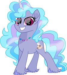 Size: 7513x8426 | Tagged: safe, artist:shootingstarsentry, oc, oc:crystal charm, pony, unicorn, g5, absurd resolution, female, g5 oc, mare, offspring, parent:alphabittle blossomforth, parent:izzy moonbow, simple background, solo, transparent background