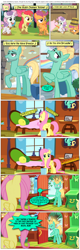 Size: 868x2712 | Tagged: safe, artist:dziadek1990, edit, edited screencap, screencap, apple bloom, fluttershy, scootaloo, sweetie belle, zephyr breeze, earth pony, pegasus, pig, pony, unicorn, flutter brutter, g4, comic, cutie mark crusaders, female, filly, foal, licking, looking at you, male, mare, mud, obscure reference, reference, screencap comic, song, song reference, stallion, text, tongue out, translation