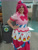 Size: 2121x2828 | Tagged: safe, artist:arp-photography, pinkie pie, human, g4, anime expo, anime expo 2014, clothes, cosplay, costume, dress, gala dress, hand on hip, high res, irl, irl human, photo