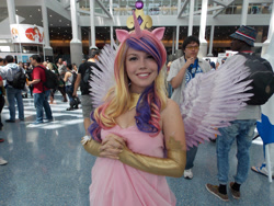 Size: 2828x2121 | Tagged: safe, artist:arp-photography, princess cadance, human, g4, anime expo, anime expo 2014, clothes, cosplay, costume, high res, irl, irl human, photo