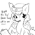 Size: 2250x2250 | Tagged: safe, artist:tjpones, oc, oc only, bat pony, pony, bat pony oc, black and white, clipboard, fangs, female, grayscale, hat, high res, lisp, mare, monochrome, nurse, nurse hat, simple background, solo, white background