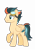 Size: 2480x3508 | Tagged: artist needed, safe, oc, oc only, oc:turbo swifter, pegasus, pony, folded wings, full body, goggles, high res, hooves, lidded eyes, male, multicolored mane, multicolored tail, pegasus oc, raised hoof, show accurate, simple background, smiling, solo, stallion, standing, tail, transparent background, wings