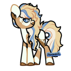 Size: 229x229 | Tagged: safe, artist:moonert, oc, oc only, earth pony, pony, earth pony oc, freckles, looking back, simple background, solo, transparent background