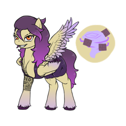 Size: 2048x2048 | Tagged: safe, artist:multiverseequine, derpibooru exclusive, oc, oc only, oc:terri hurricane, pegasus, pony, colored, come at me bro, female, full body, grin, high res, looking at you, mare, muscles, muscular female, pegasus oc, quadrupedal, raised leg, simple background, smiling, smiling at you, solo, tattoo, transparent background, wrestler