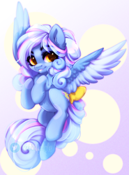 Size: 600x811 | Tagged: safe, artist:cabbage-arts, oc, oc only, pegasus, pony, eyebrows, flying, looking at you, pegasus oc, solo, spread wings, wings