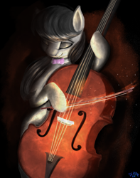 Size: 2279x2896 | Tagged: safe, artist:derpx1, octavia melody, earth pony, pony, g4, cello, eyes closed, female, high res, musical instrument, solo
