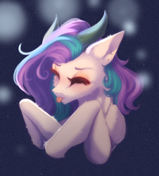 Size: 912x1009 | Tagged: safe, artist:muna, oc, oc:silvermoon, pony, :p, ear piercing, earring, female, jewelry, mare, piercing, simple background, solo, tongue out