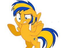 Size: 1280x854 | Tagged: safe, artist:mlpfan3991, oc, oc only, oc:flare spark, pegasus, pony, g4, female, flare spark is best facemaker, mare, raised hooves, simple background, solo, transparent background